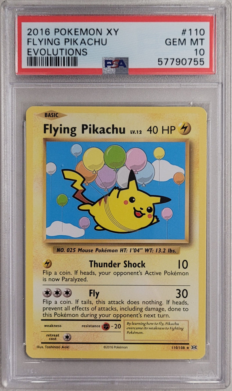 Flying Pikachu 110/108 Evolutions PSA 10 57790755