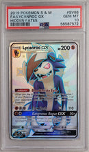 Lycanroc GX SV66/SV94 Hidden Fates PSA 10 58587572