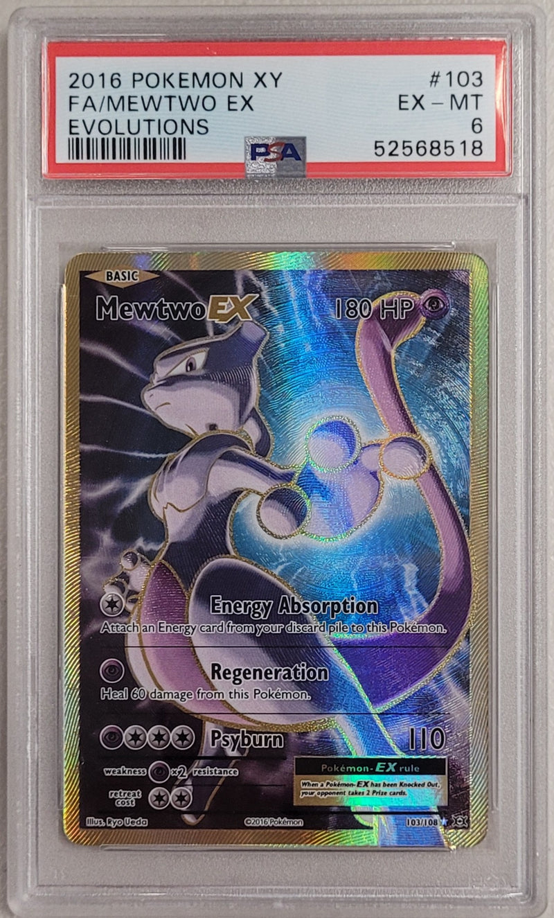 Mewtwo EX 103/108 XY Evolutions PSA  6 52568518