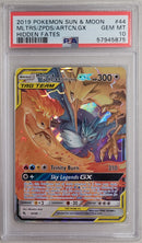 Moltres & Zapdos & Articuno GX 44/68 Hidden Fates PSA 10 57945875