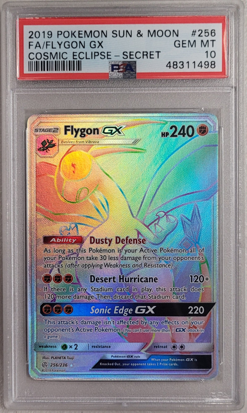 Flygon GX 256/236 Cosmic Eclipse PSA 10 48311498