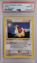 Pidgey 57/102 Base Set 1st Edition PSA 10 53402094