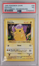 Pikachu Red Cheeks 58/102 Base Set Shadowless PSA 7 57020092