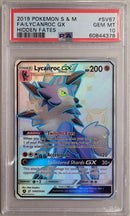 Lycanroc GX SV67/SV94 Hidden Fates PSA 10 60844378