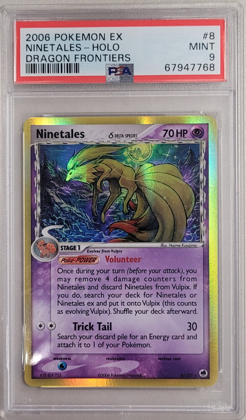 Ninetales Delta Species 8/101 Dragon Frontiers PSA 9 67947768