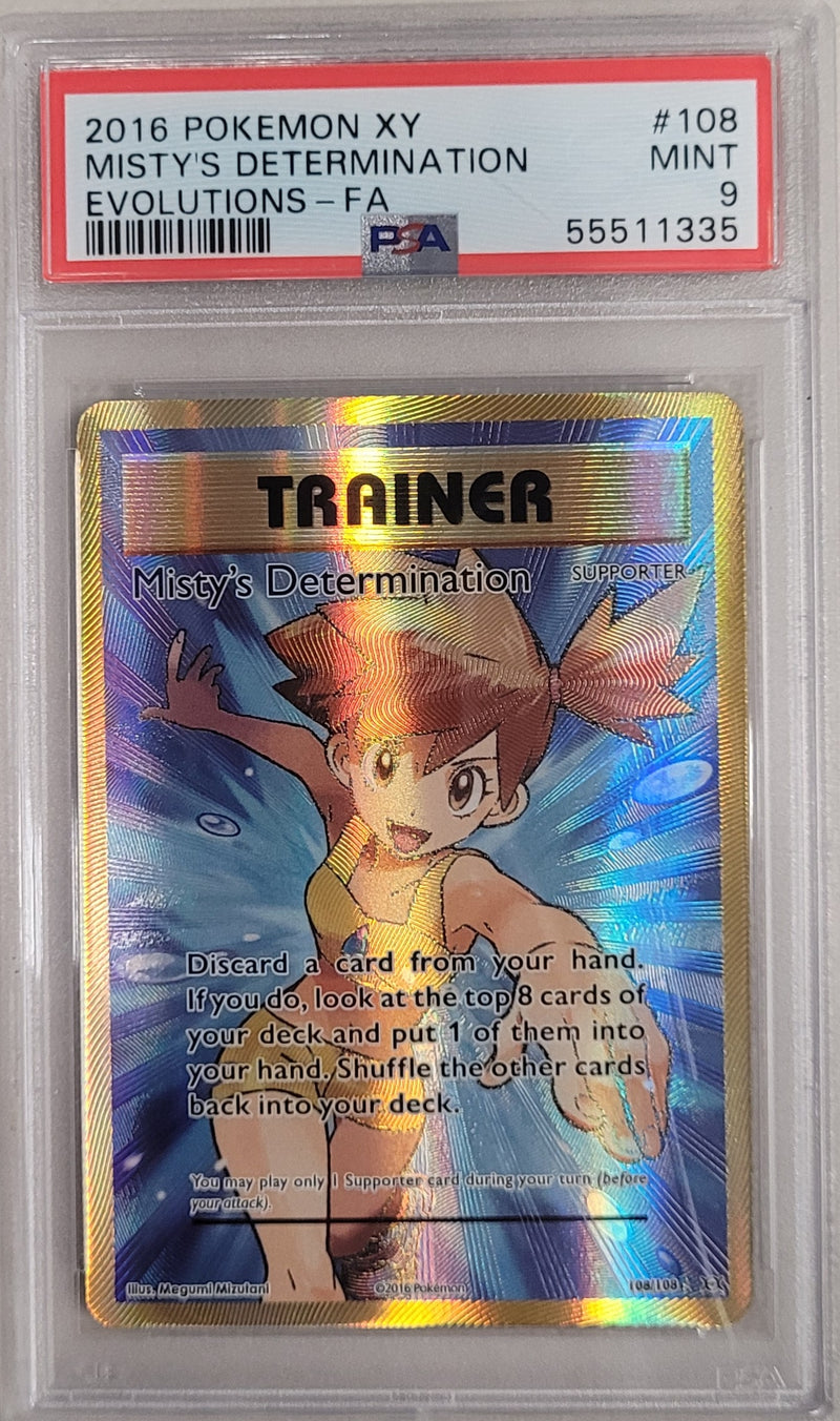 Misty's Determination 108/108 XY Evolutions PSA 9 55511335