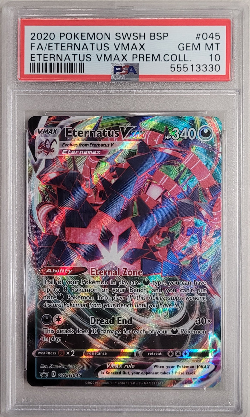 Eternatus VMAX SWSH045 Black Star Promo PSA 10 55513330