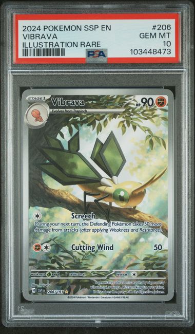 Vibrava 206/191 Surging Sparks PSA 10 103448473