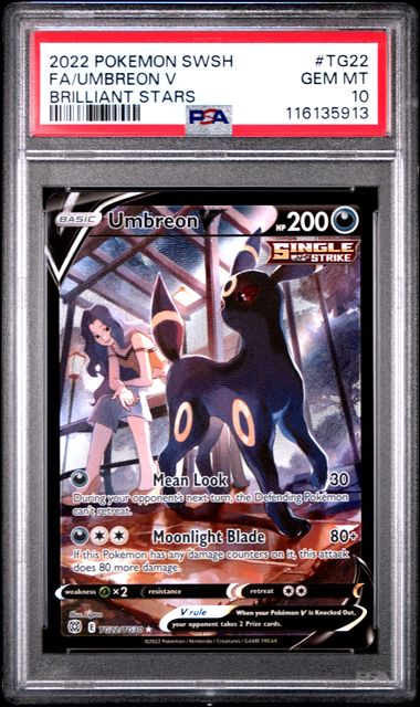 Umbreon V TG22/TG30 Brilliant Stars PSA 10 116135913