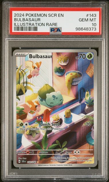 Bulbasaur 143/142 Stellar Crown PSA 10 98648373