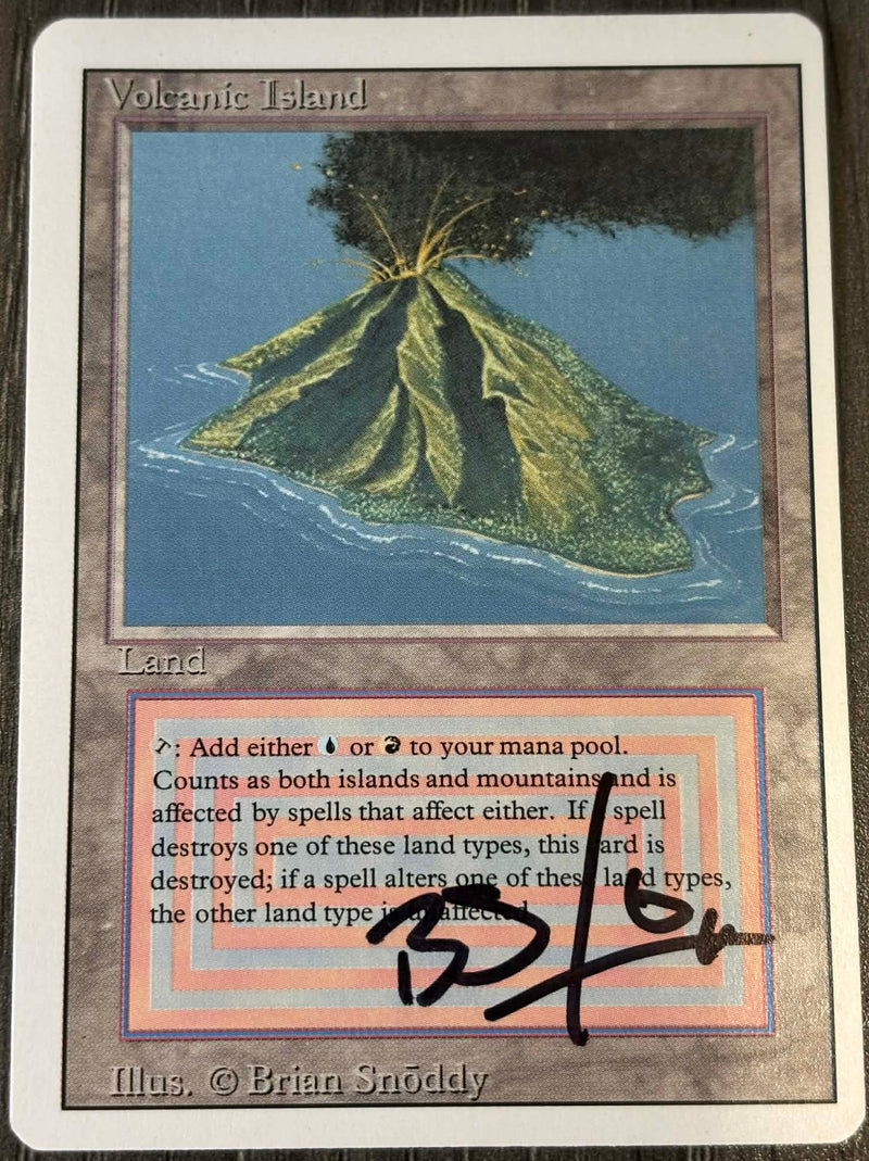Volcanic Island Signed