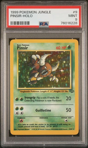 Pinsir 9/64 Jungle PSA 9 76016228