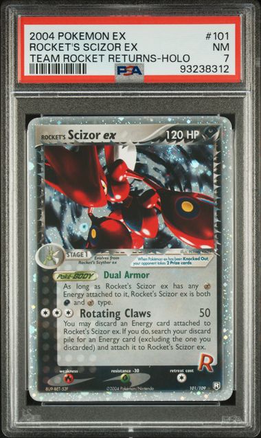 Rocket's Scizor ex 101/109 Team Rocket Returns PSA 7 93238312