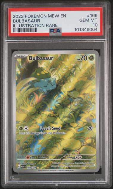 Bulbasaur 166/165 S&V: 151 PSA 10 101849064