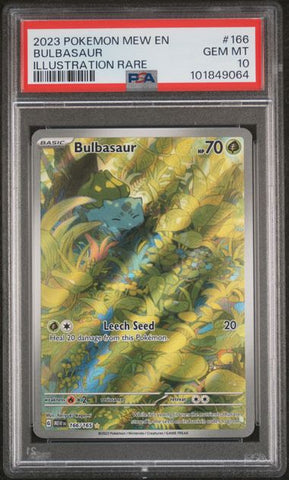 Bulbasaur 166/165 S&V: 151 PSA 10 101849064