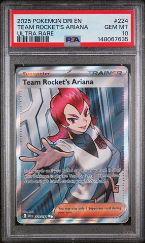 Team Rocket's Ariana 224/182 Destined Rivals PSA 10 148067635