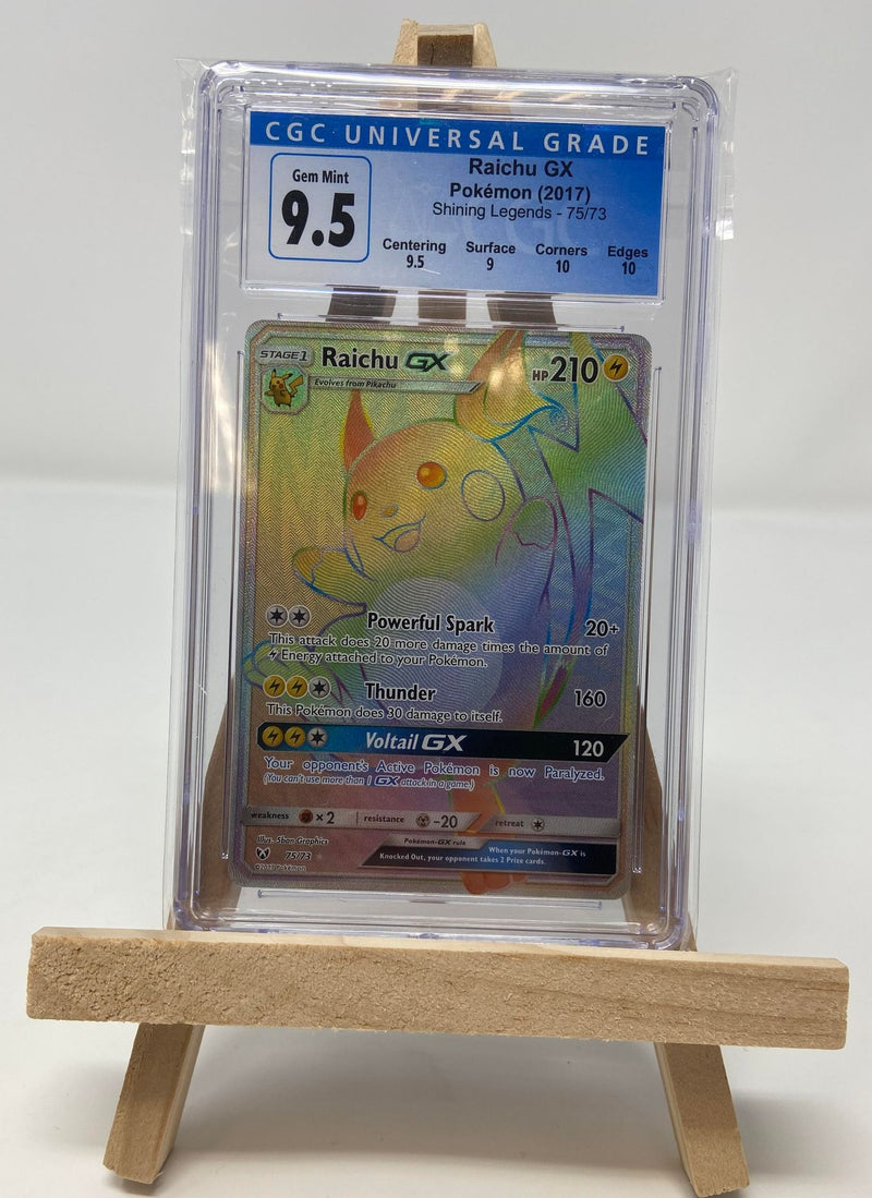 Raichu GX 75/73 Shining Legends Rainbow CGC 9.5 4070885004
