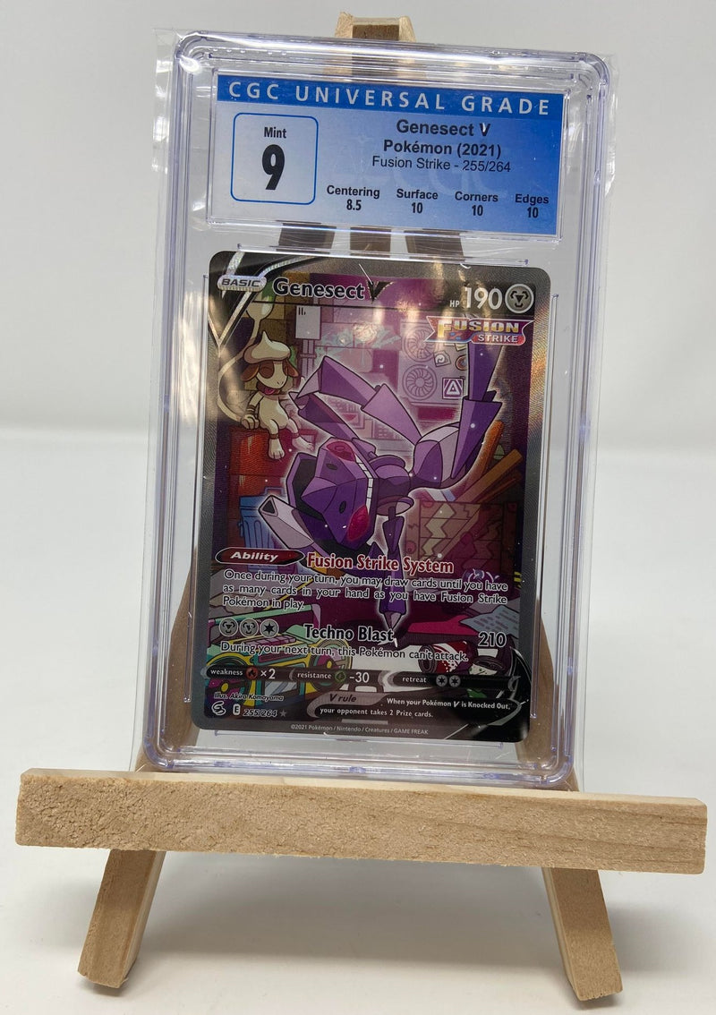 Genesect V 255/264 Fusion Strike CGC 9 4070885003