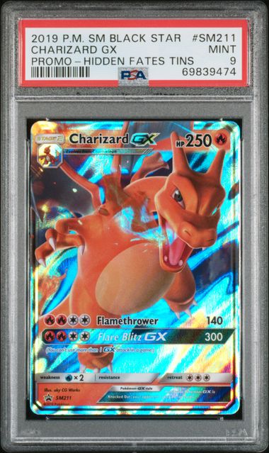 Charizard GX SM211 Sun & Moon: Black Star Promos PSA 9 69839474