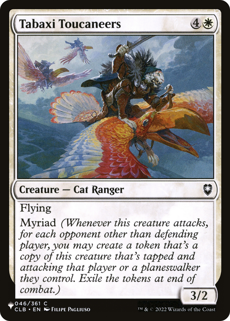 Tabaxi Toucaneers [The List]