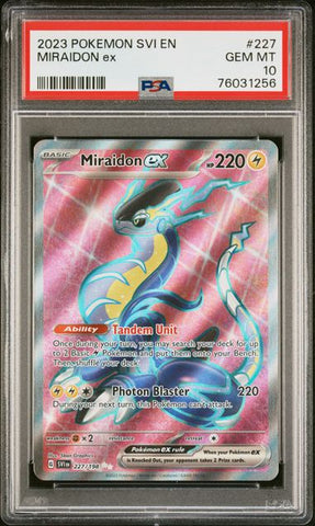 Miraidon ex 227/198 S&V: Base Set PSA 10 76031256