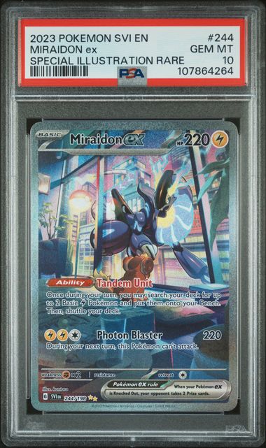 Miraidon ex 244/198 S&V Base Set PSA 10 107864264