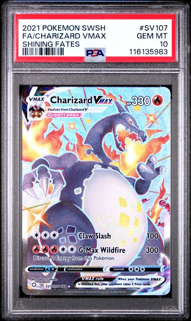 Charizard VMAX SV107/SV122 Shining Fates PSA 10 116135983
