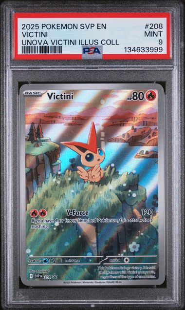 Victini (208) Black Star Promo PSA 9 134633999