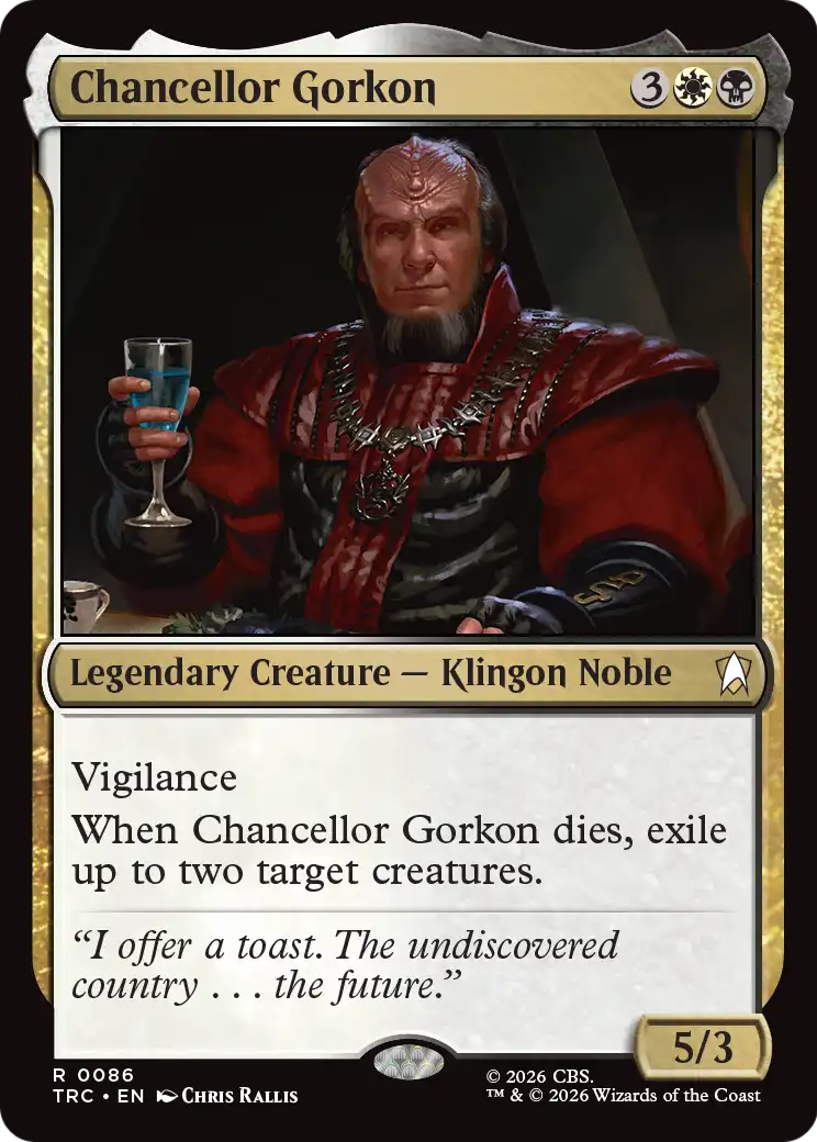 Chancellor Gorkon (Surge Foil) [Star Trek Commander]
