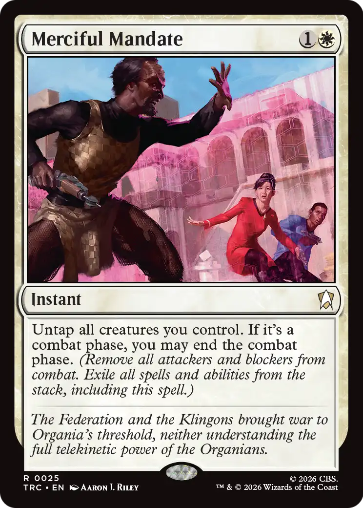 Merciful Mandate (Surge Foil) [Star Trek Commander]
