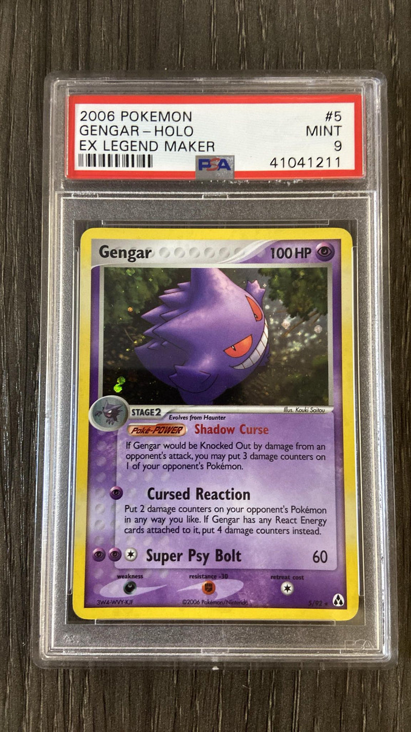 Gengar 5/92 Legend Maker PSA 9 41041211