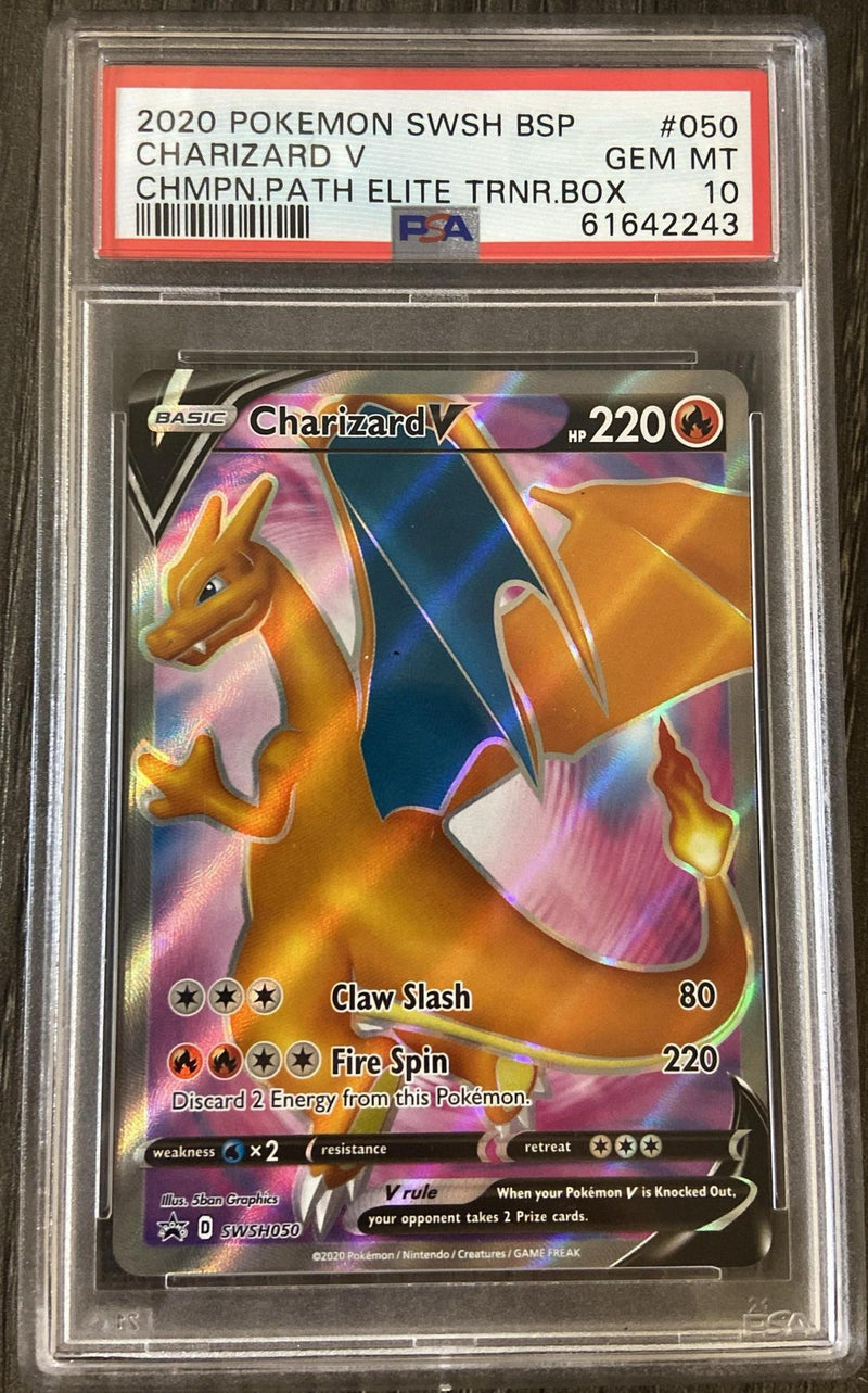 Charizard V SWSH050 Promo PSA 10 55259269