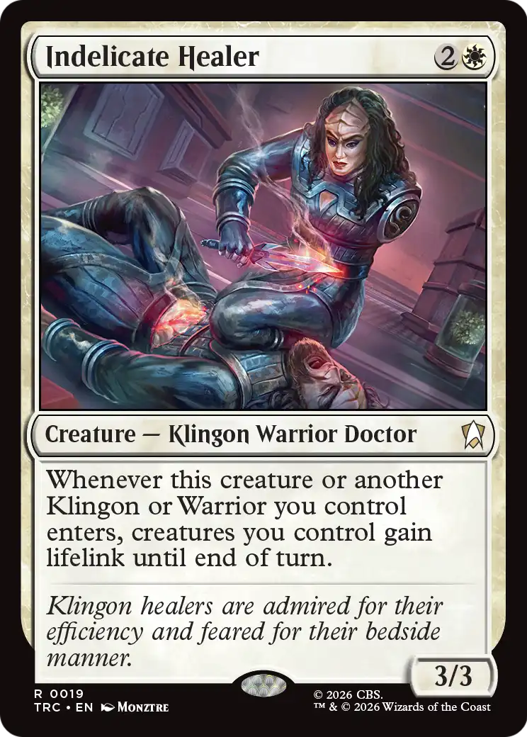 Indelicate Healer (Surge Foil) [Star Trek Commander]