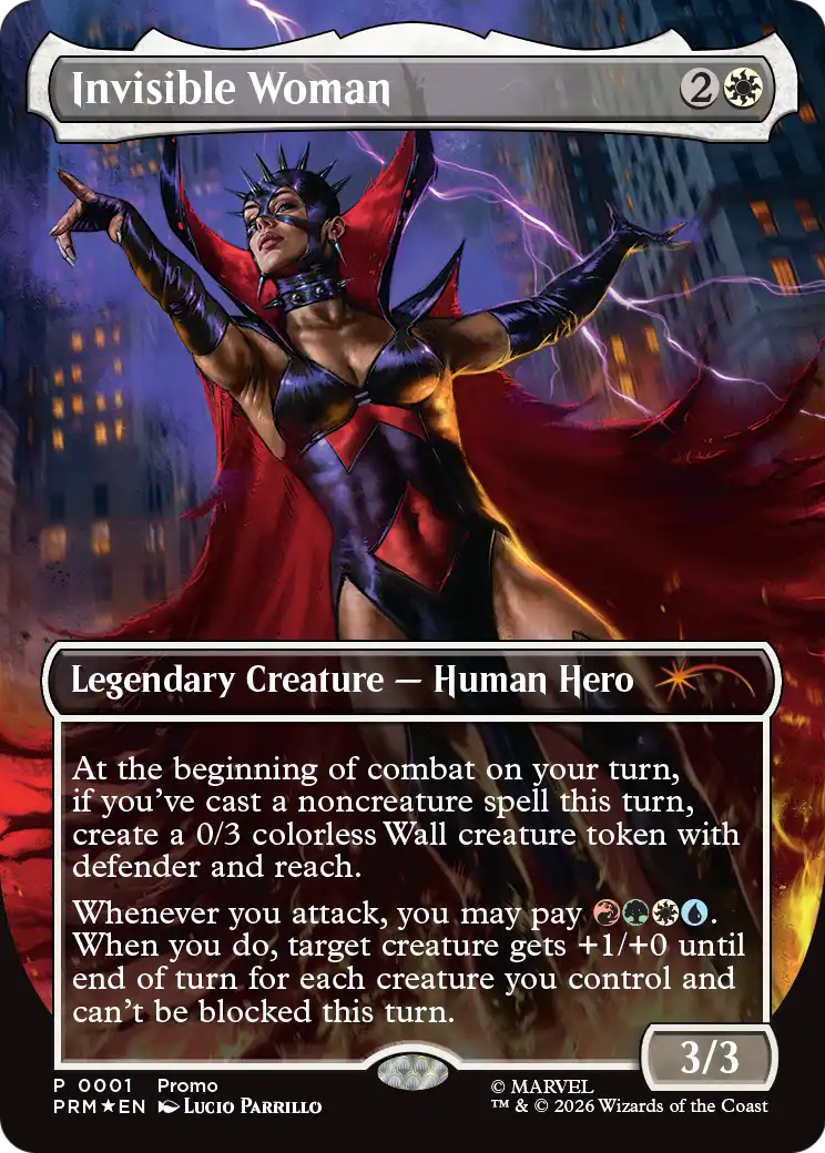 Invisible Woman (Borderless) [Marvel Super Heroes Promos]