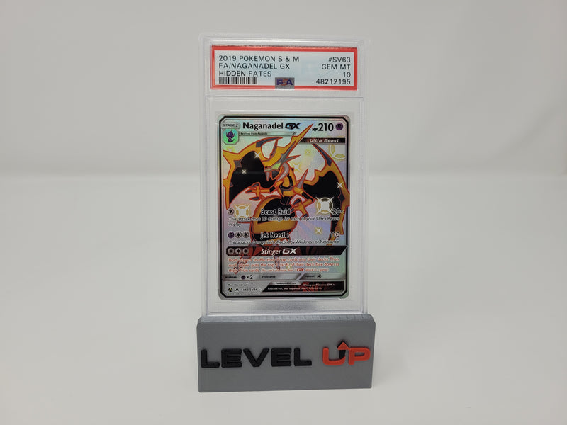 Naganadel GX SV63/SV94 Hidden Fates PSA 10 48212195