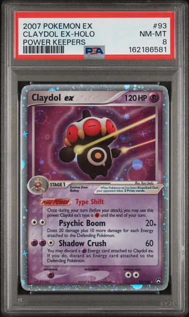Claydol ex 93/108 EX Power Keepers PSA 8 162186581