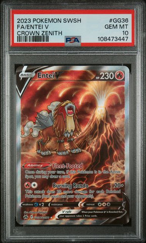 Entei V GG36/GG70 Crown Zenith PSA 10 108473447