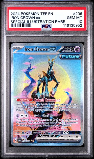 Iron Crown ex 206/162 Temporal Forces PSA 10 116135952