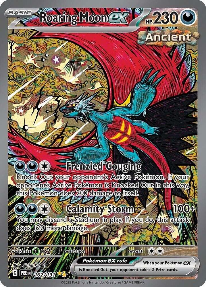 Roaring Moon ex (162/131) [Scarlet & Violet: Prismatic