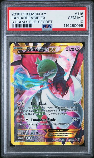 Gardevoir EX 116/114 Steam Siege PSA 10 116280098