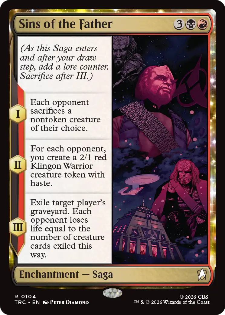 Sins of the Father (Surge Foil) [Star Trek Commander]
