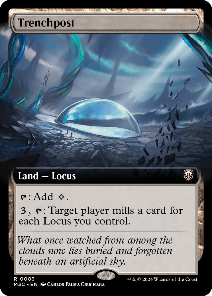 Trenchpost (Extended Art) [Modern Horizons 3 Commander]
