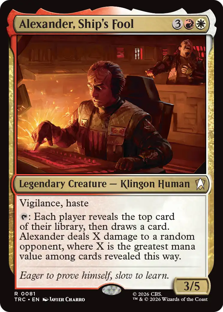 Alexander, Ship's Fool [Star Trek Commander]