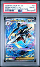Mega Sharpedo ex 127/094 Phantasmal Flames PSA 10 141420306