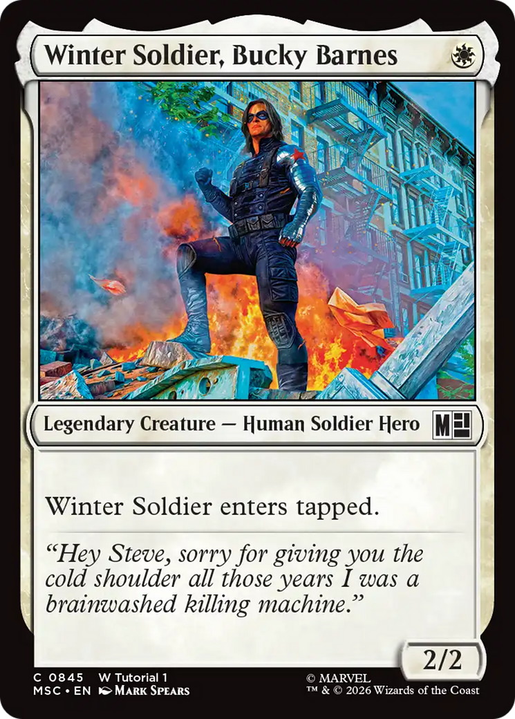 Winter Soldier, Bucky Barnes [Marvel Super Heroes Commander]