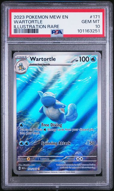 Wartortle 171/165 S&V: 151 PSA 10 101163251