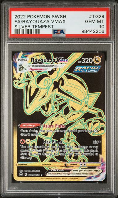 Rayquaza VMAX TG29/TG30 Silver Tempest PSA 10 98442206