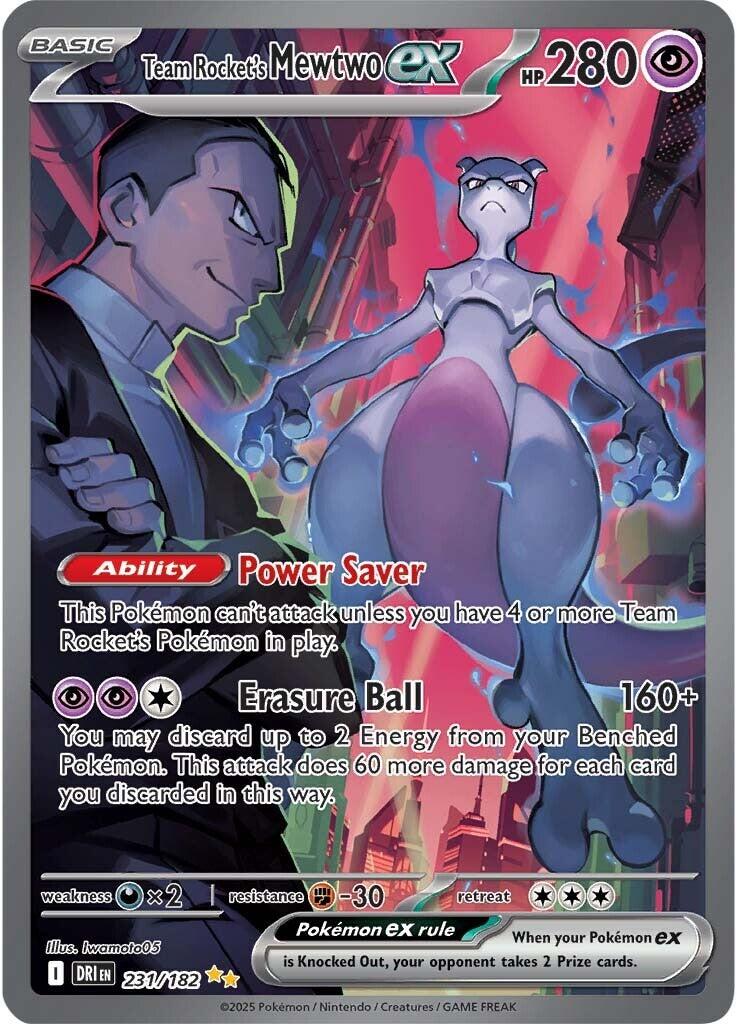 Team Rocket's Mewtwo ex (231/182) [Scarlet & Violet
