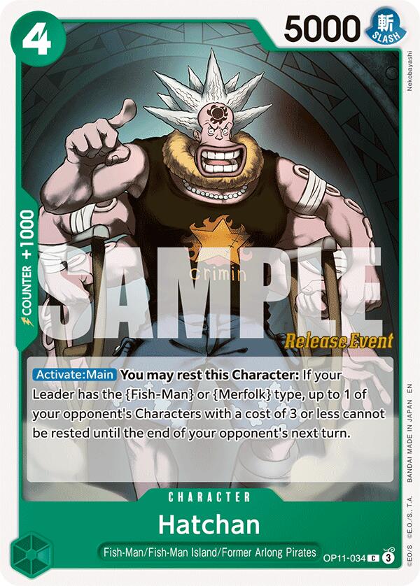Hatchan [A Fist of Divine Speed Release Event Cards]