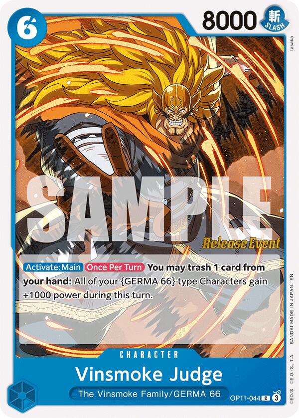 Vinsmoke Judge [A Fist of Divine Speed Release Event Cards]